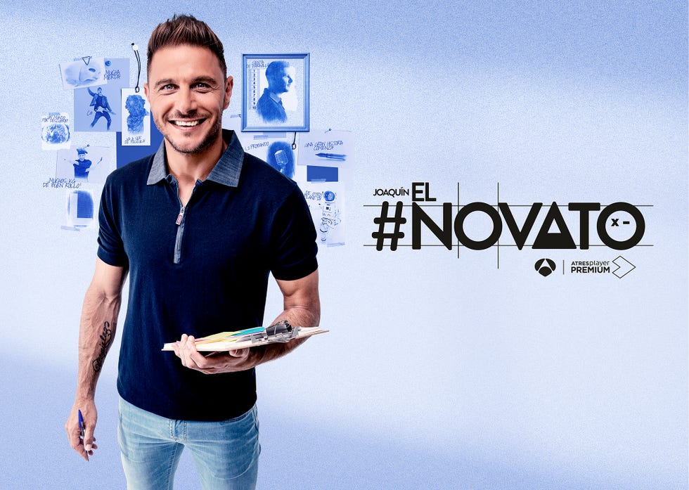 joaquín sánchez en el cartel promocional del programa joaquín, el novato