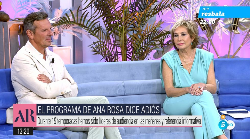 joaquín prat se despide de ana rosa quintana en el último programa de el programa de ana rosa