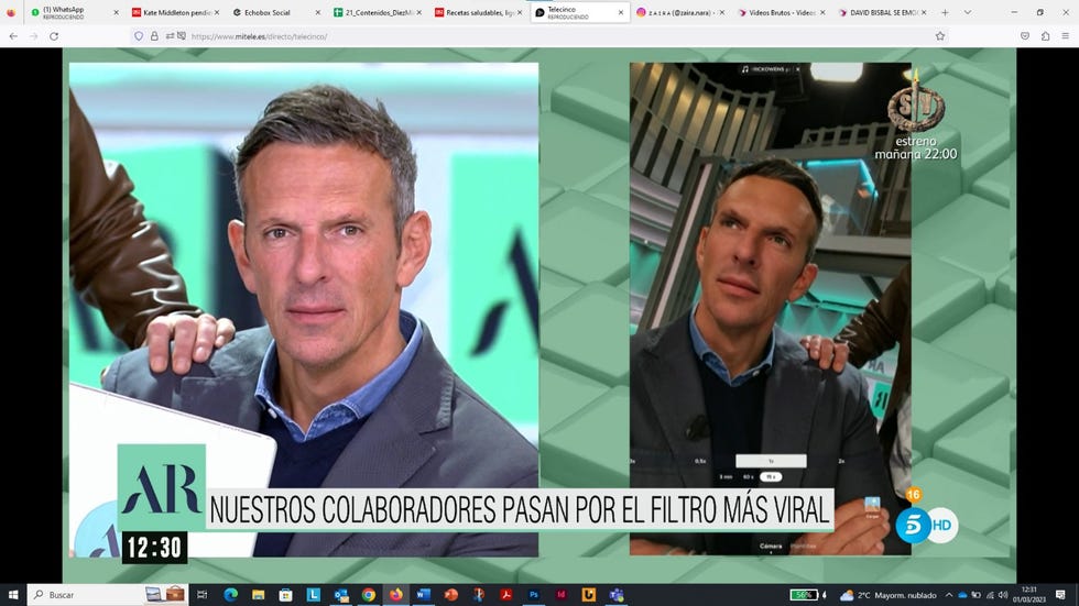 ana rosa quintana y joaquín prat prueban el polémico filtro hiperrealista de tik tok en 'el programa de ana rosa'