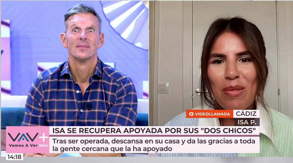 el presentador y la colaboradora en vamos a ver