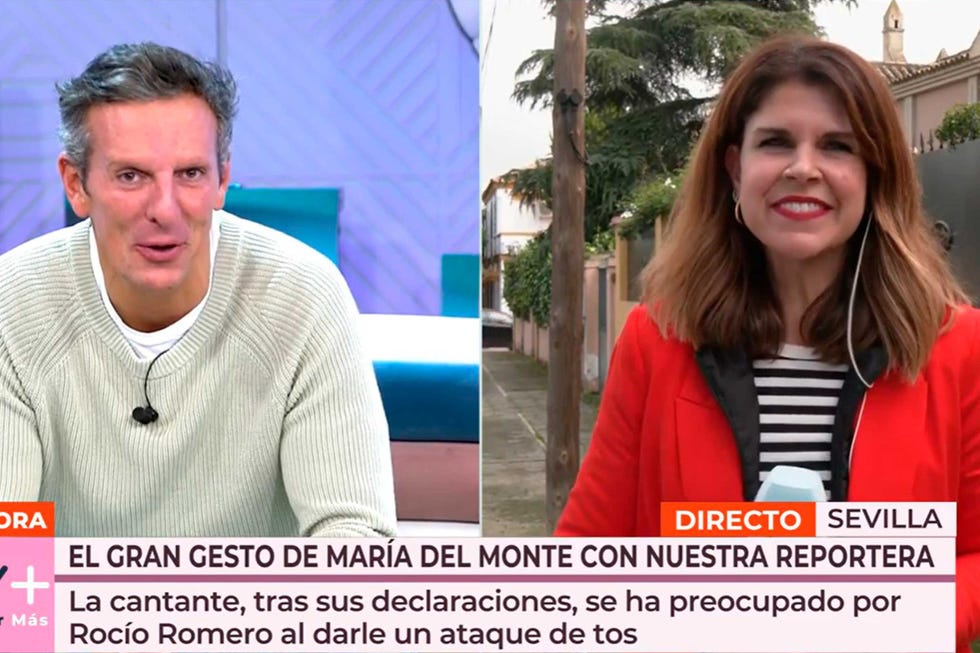 maria del monte ayuda a una reportera de vamos a ver