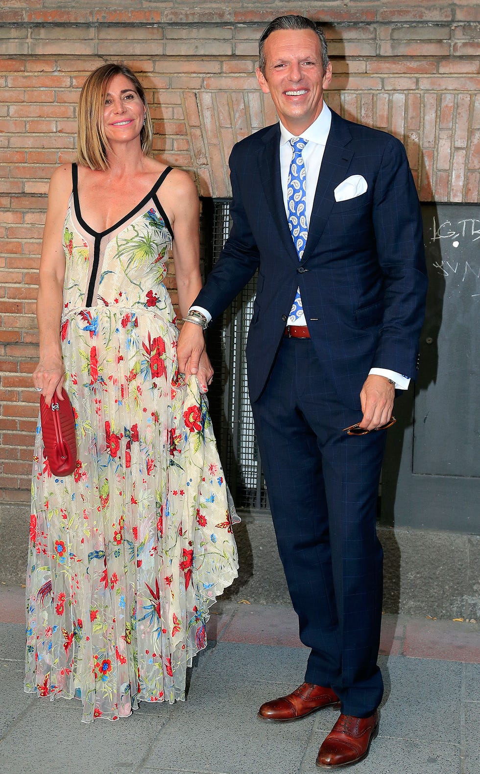 joaquin prat y su mujer yolanda van de boda