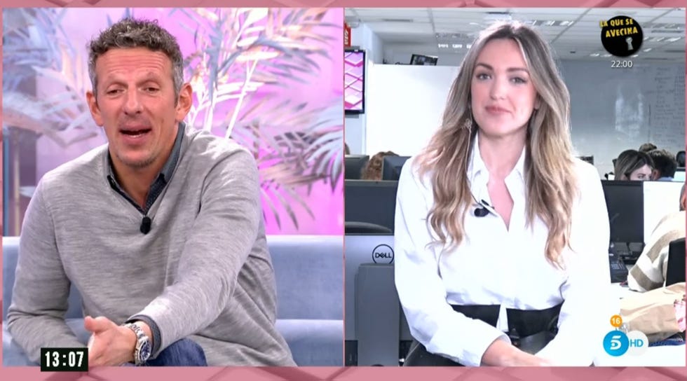 la periodista ha conectado con el presentador de 'el programa de ana rosa'