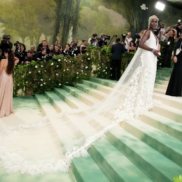the 2024 met gala celebrating "sleeping beauties: reawakening fashion" arrivals