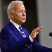 Presidential Candidate Joe Biden Makes Economic Address In Wilmington, Delaware presumptive democratic presidential nominee former vice president joe biden delivers a speech at the william hicks anderson community center, on july 28, 2020 in wilmington, delaware biden addressed the fourth component of his build back better economic recovery plan for working families, how his plan will address systemic racism and advance racial economic equity in the united states photo by mark makelagetty images