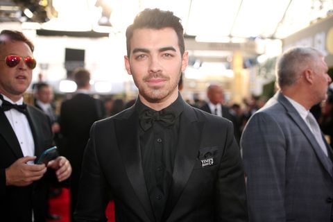 Joe Jonas at the 2018 Golden Globe Awards
