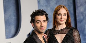 joe jonas and sophie turner matched on the oscars red carpet