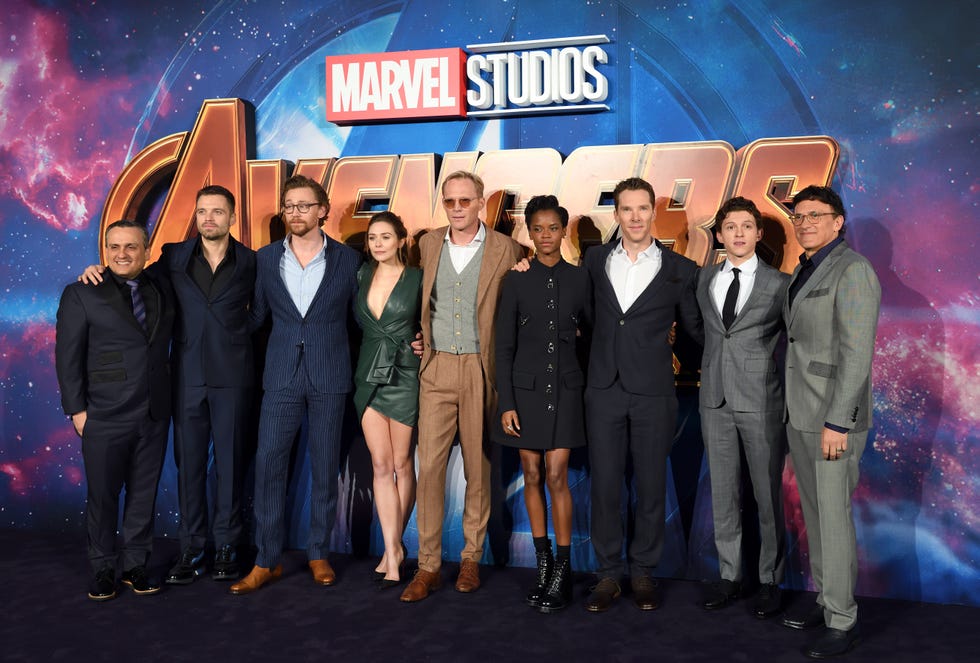 elizabeth olsen at the "avengers infinity war" uk fan event