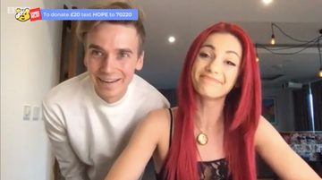 joe sugg and dianne buswell on bbc one's big night in