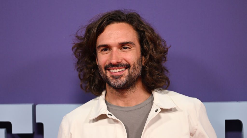 preview for Joe Wicks and his son, 3, do chin-ups together