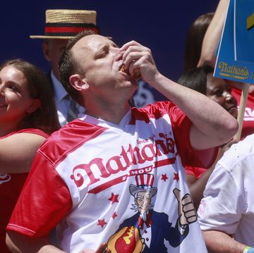 annual 4th of july hot dog eating competition held on coney island