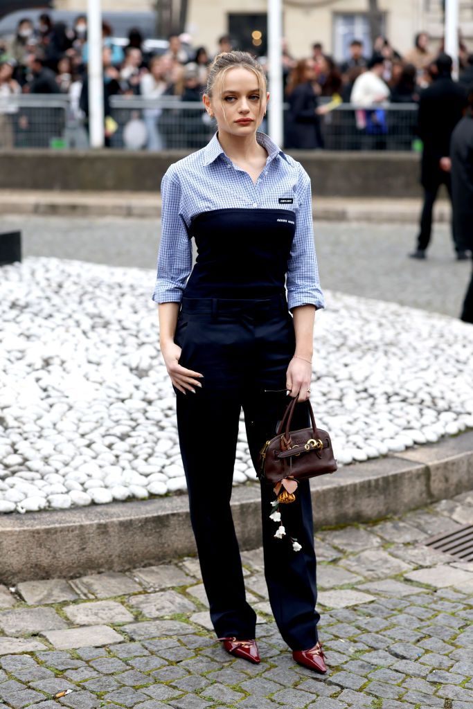 miu miu: outside arrivals paris fashion week womenswear fall/winter 2025 2026