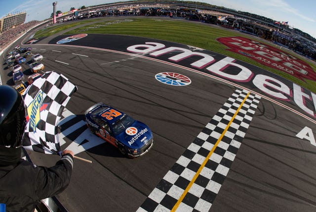 Joey Logano Executes Last-Lap Pass To Win Atlanta