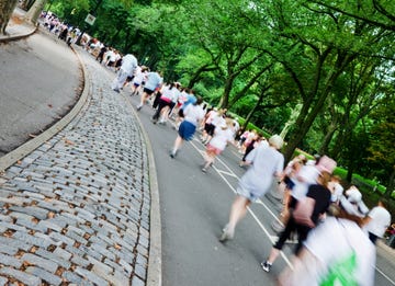 jogger in central park