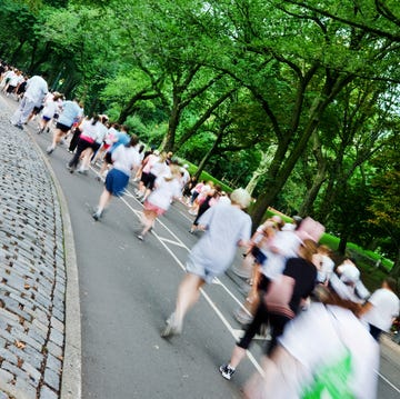 Jogger In Central Park jogger in central park