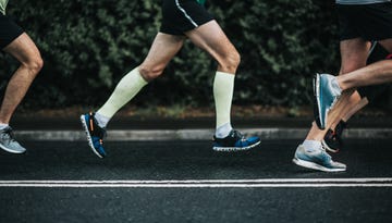 de voetlanding tijdens het hardlopen