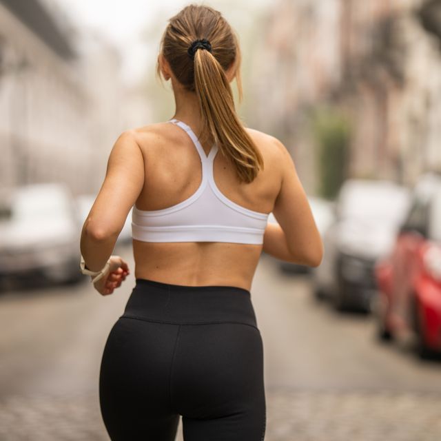 jogging is part of her morning routine