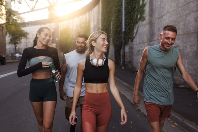 jogging team spirit