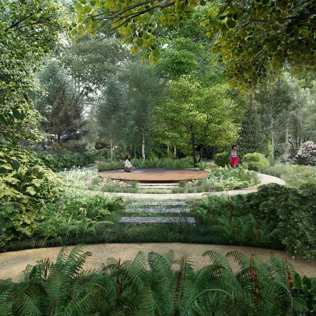 john and alice coltrane meditation garden rendering