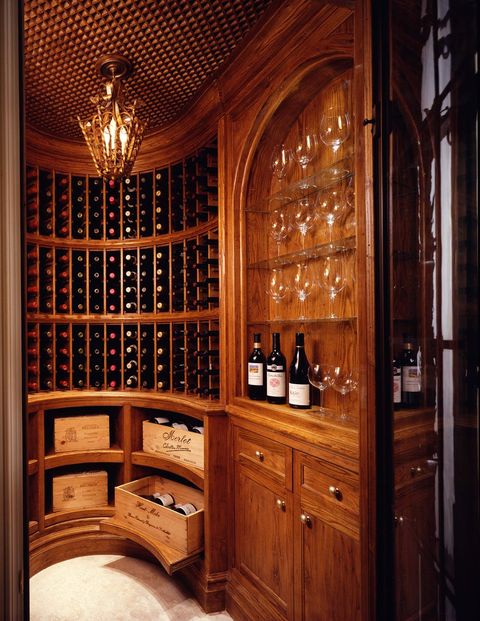 Furniture, Room, Cabinetry, Interior design, Wine cellar, Building, Architecture, Cupboard, Winery, Wood, 