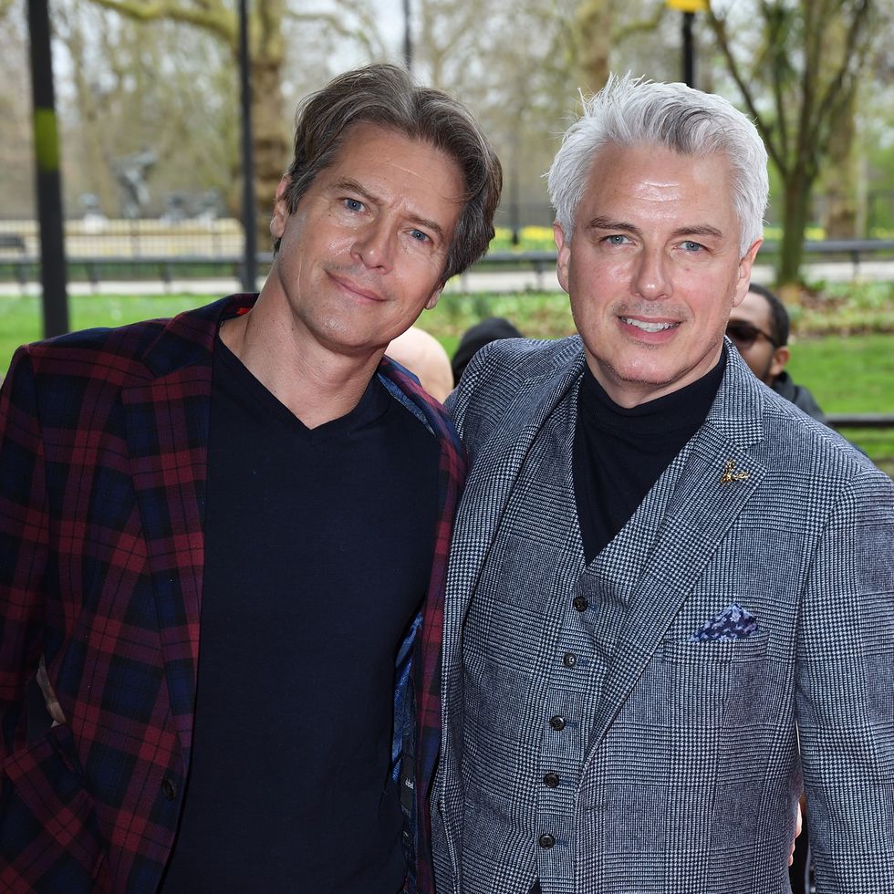 london, england   march 10 scott gill and john barrowman attend the tric awards 2020 at the grosvenor house hotel on march 10, 2020 in london, england photo by karwai tangwireimage