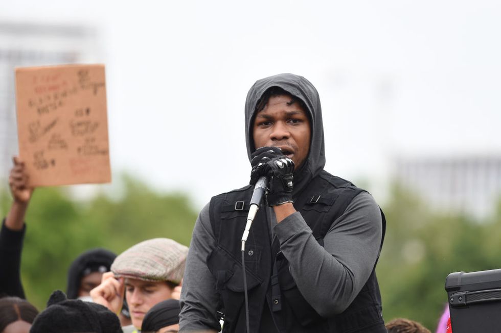 john boyega's icredibly powerful speech at a black lives matter protest