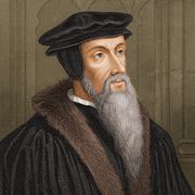 John CalvinCirca 1570, Portrait of John Calvin (1509-1564). French theologian and reformer. Adopted Protestantism 1534, established religious government in Geneva. (Photo by Stock Montage/Getty Images)