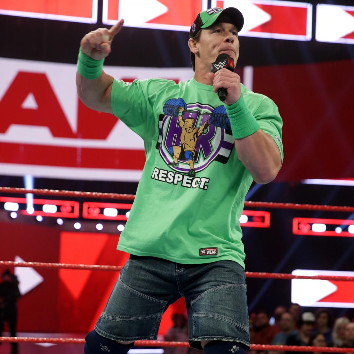 WWE legend John Cena reveals the reason he wore jean shorts to wrestle was  to stop fans from 'looking at my d***' – The US Sun | The US Sun