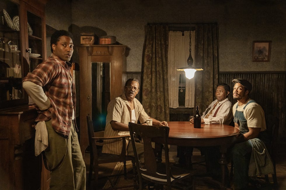 john david washington, samuel l jackson, michael potts, ray fisher, the piano lesson