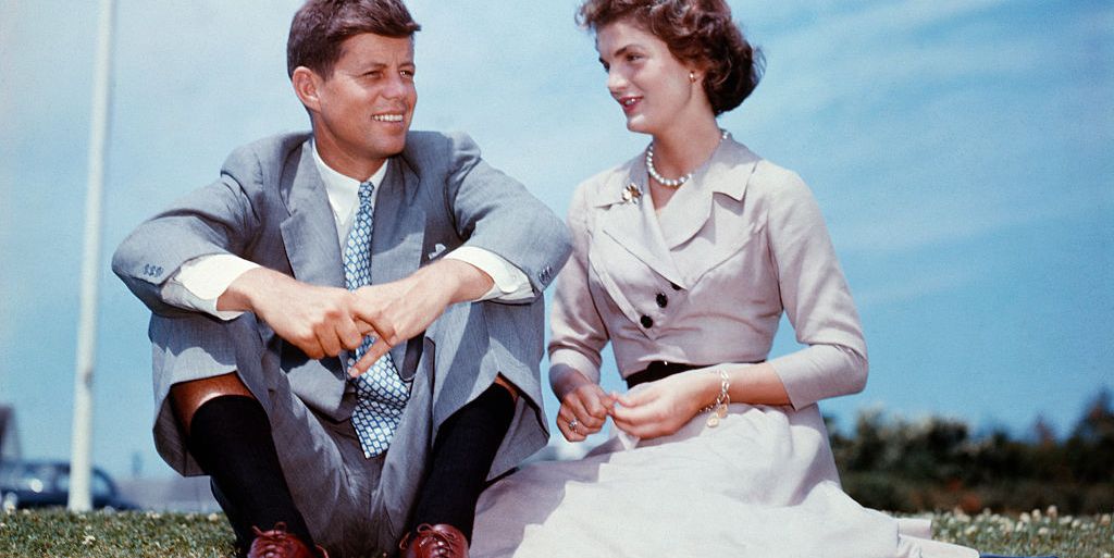 Jack Kennedy and Jacqueline Bouvier
