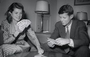 John F. Kennedy with Sister Eunice