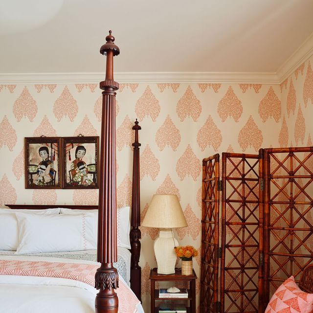 Room, Furniture, Bed, Product, Wall, Property, Wallpaper, four-poster, Interior design, Floor, 