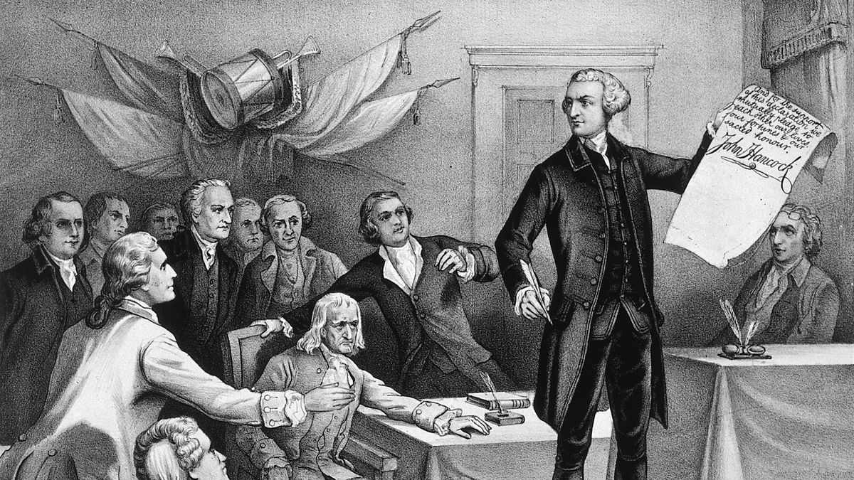 which president never signed the declaration of independence