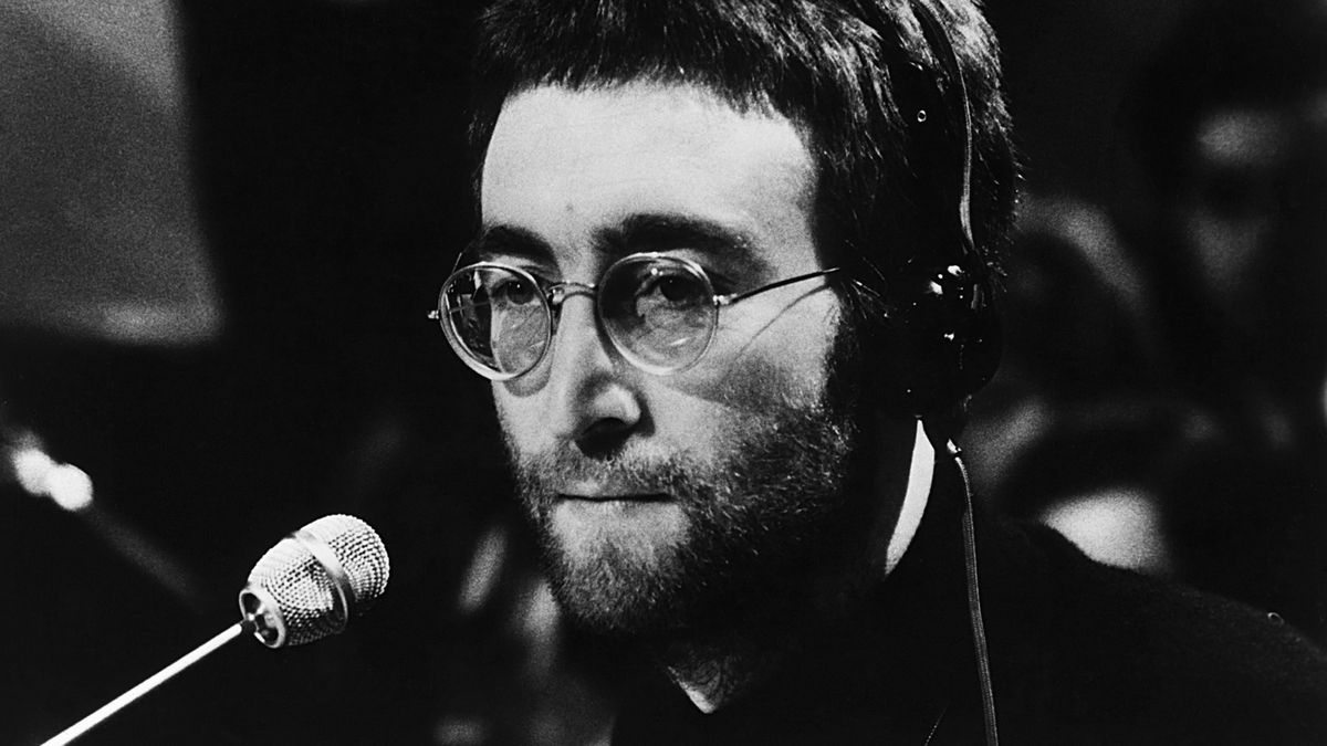John Lennon performing, 1971