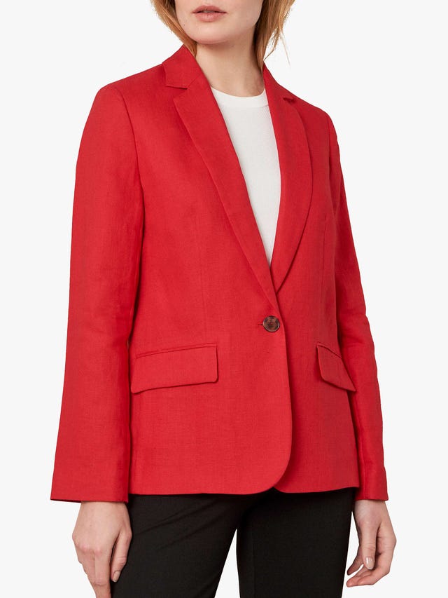 red blazer