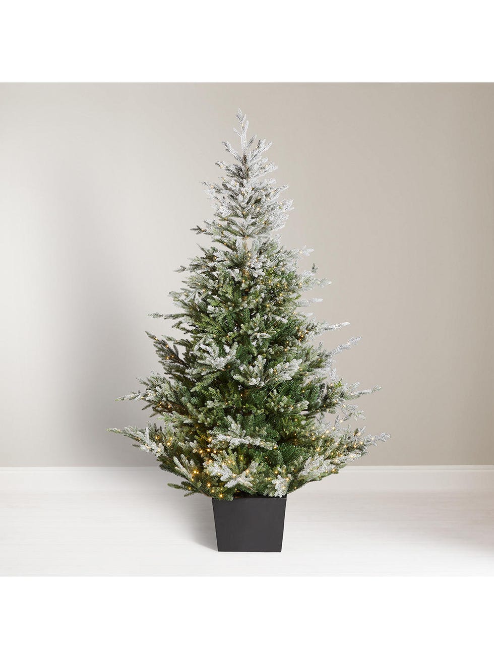 John Lewis & Partners Moonstone Cotswold Pre-lit Christmas Tree, 7ft