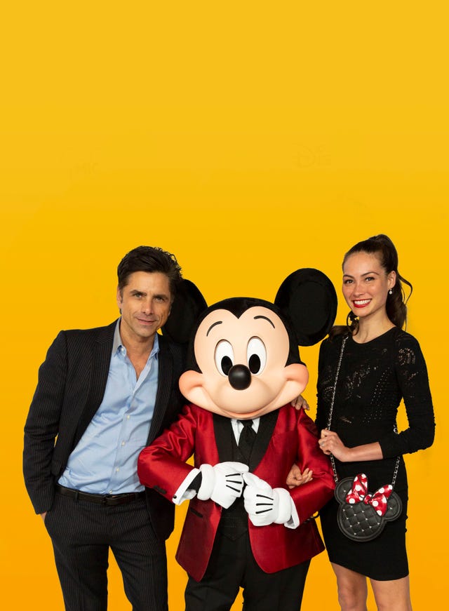mickey's 90th spectacular   "mickey's 90th spectacular" the two hour primetime special honoring 90 years of the internationally beloved character featuring star studded musical performances, moving tributes and never before seen short films superstars from music, film and television join the festivities to celebrate the birthday of the international icon, airing sunday, november 4 800 1000 pm est on the abc television networkabctroy harveyjohn stamos, mickey mouse, caitlin mchugh