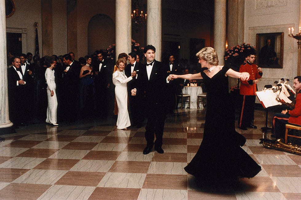 Princess Diana Dancing with John Travolta