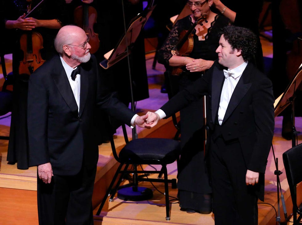 john williams, gustavo dudamel, walt disney concert hall