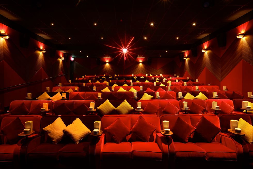 Theatre, Auditorium, Red, Concert hall, Function hall, Movie theater, heater, Event, Stage, Building, 
