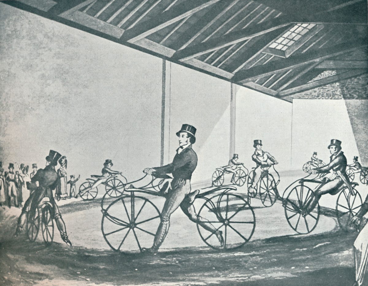 inventeur bicyclette brauwn