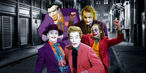 People, Social group, Joker, Supervillain, Fun, Fictional character, Clown, Illustration, Art, Theatrical property, 