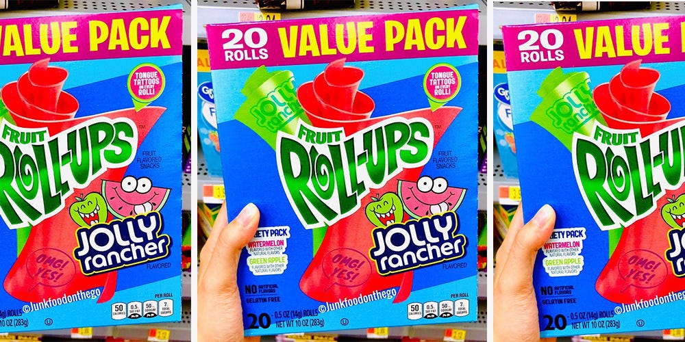 These New Fruit Roll-ups Taste Exactly Like Jolly Ranchers