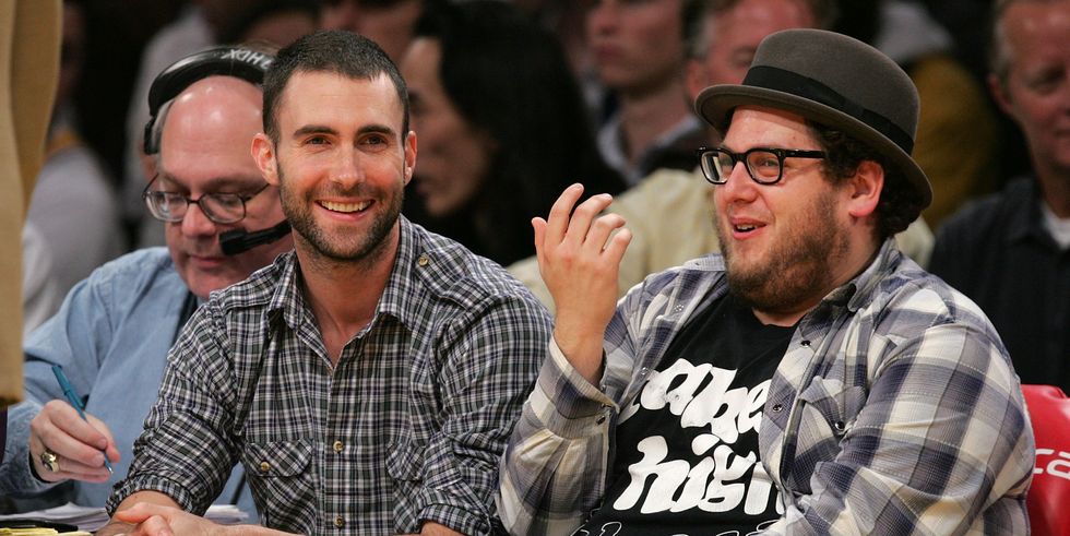 celebrities attend the lakers game