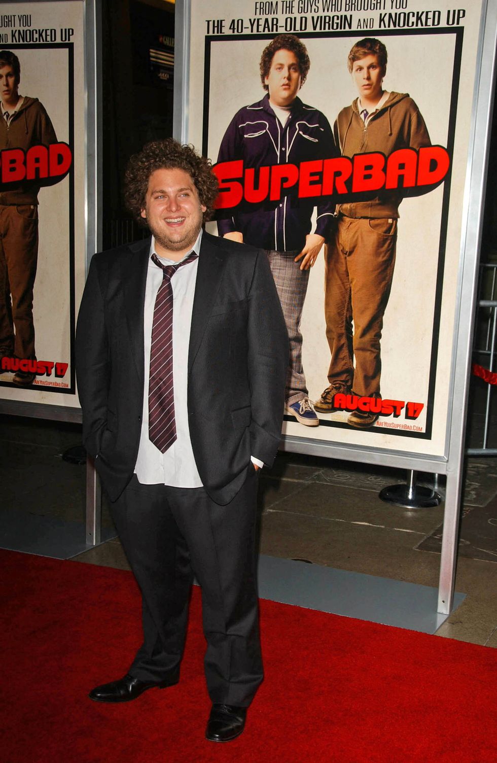 Jonah Hill at the premiere of Superbad at Grauman's Chinese Theatre on August 13, 2007 in Hollywood, California. 
