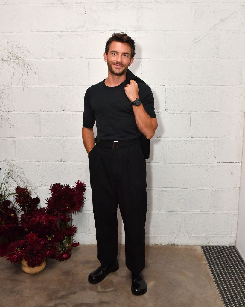 london, england october 10 jonathan bailey attends the loewe foundation studio voltaire award 2023 on october 10, 2023 in london, england photo by dave benettdave benettgetty images for loewe