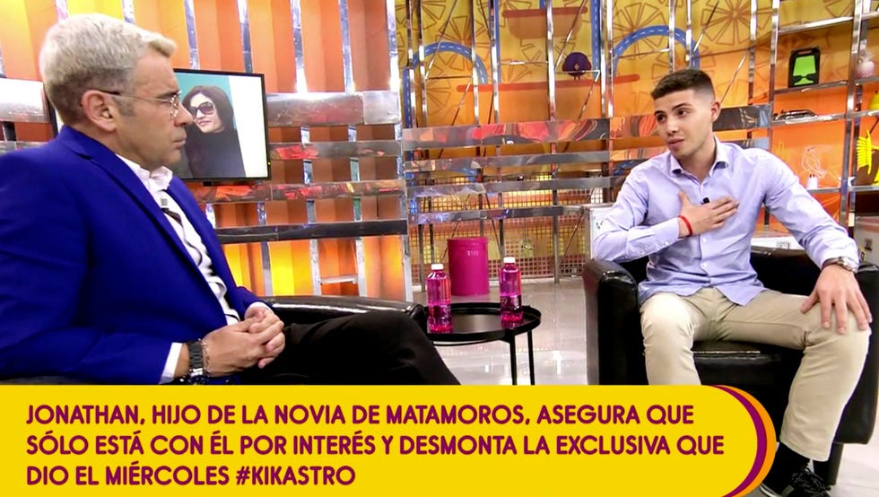 Jonathan, el hijo de Cristina Pujol, en Sálvame