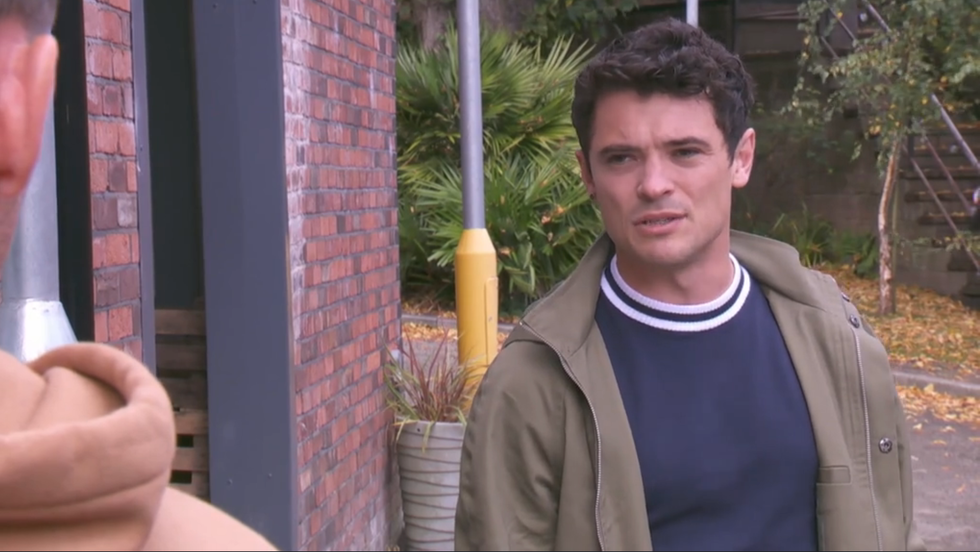 rex speaks to ste in hollyoaks