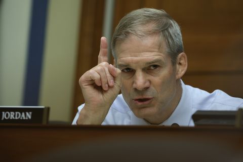 washington, dc   june 23 us rep jim jordan r oh speaks during a hearing before house select subcommittee on the coronavirus crisis at rayburn house office building june 23, 2022 on capitol hill in washington, dc the subcommittee held a hearing to examine the trump administration’s handling in the nation’s coronavirus response photo by alex wonggetty images