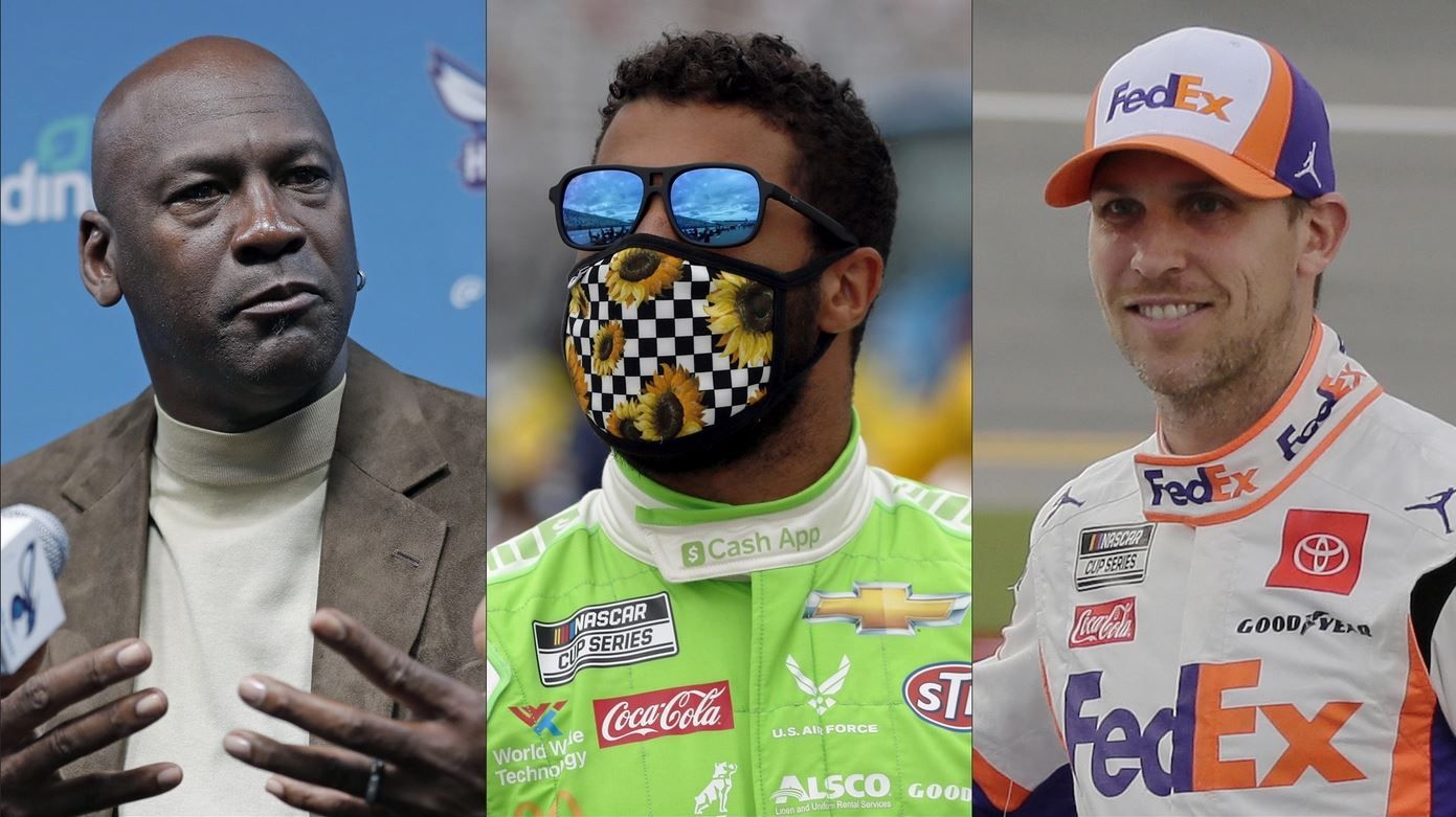 michael jordan denny hamlin nascar team